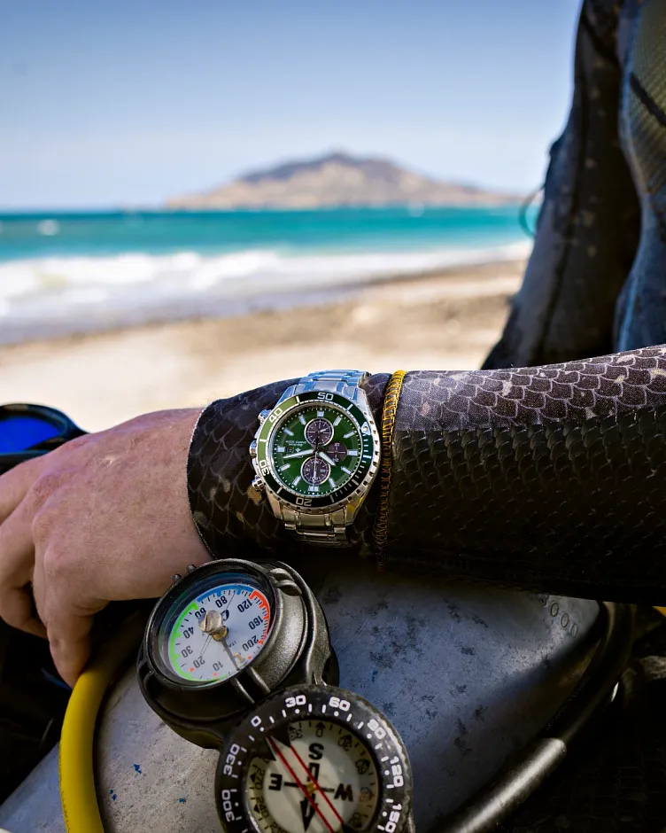 Promaster Dive Green Dial Stainless Steel Bracelet CA0820-50X Promaster Dive Green Dial Stainless Steel Bracelet CA0820-50X